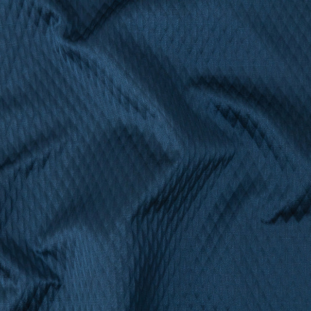 Drapery Jacquard - Indigo Diamond Quilted - British Imported