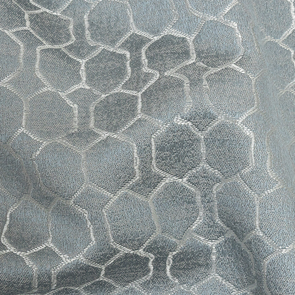 Polyester Jacquard - Ice Honeycombs - British Imported Detail