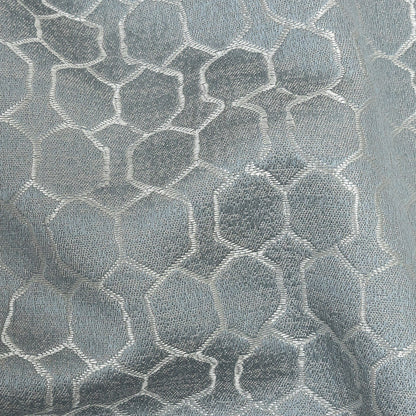 Polyester Jacquard - Ice Honeycombs - British Imported Detail
