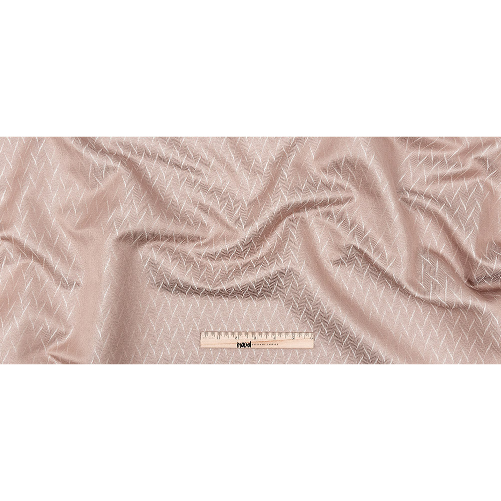 Drapery Jacquard - Blush Flowing Leaves - British Imported Full