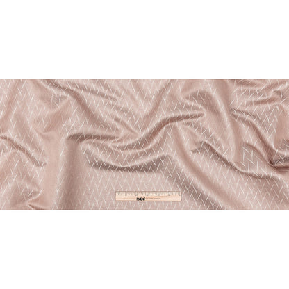 Drapery Jacquard - Blush Flowing Leaves - British Imported Full