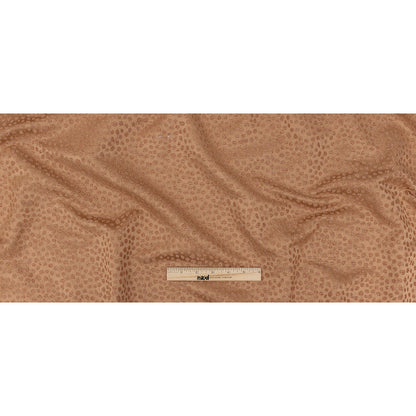 Polyester Jacquard - Ginger Spots - British Imported Full