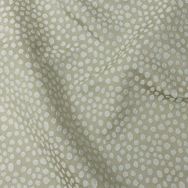 Polyester Jacquard - Willow Spots - British Imported