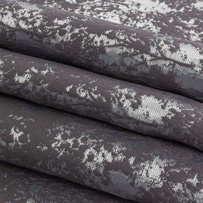 Polyester Jacquard - Iris Abstract Trees - British Imported Folded