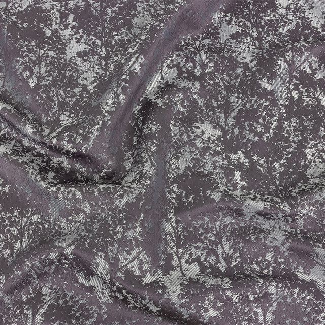 Polyester Jacquard - Iris Abstract Trees - British Imported