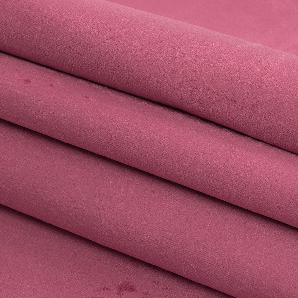 Polyester Drapery Velvet - Candy - British Imported Folded