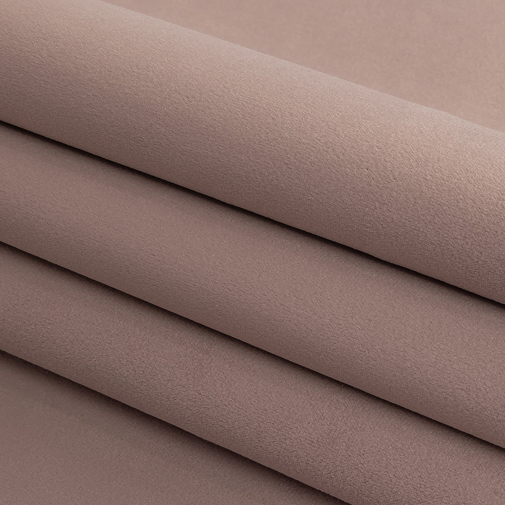 Polyester Drapery Velvet - Mauve - British Imported Folded