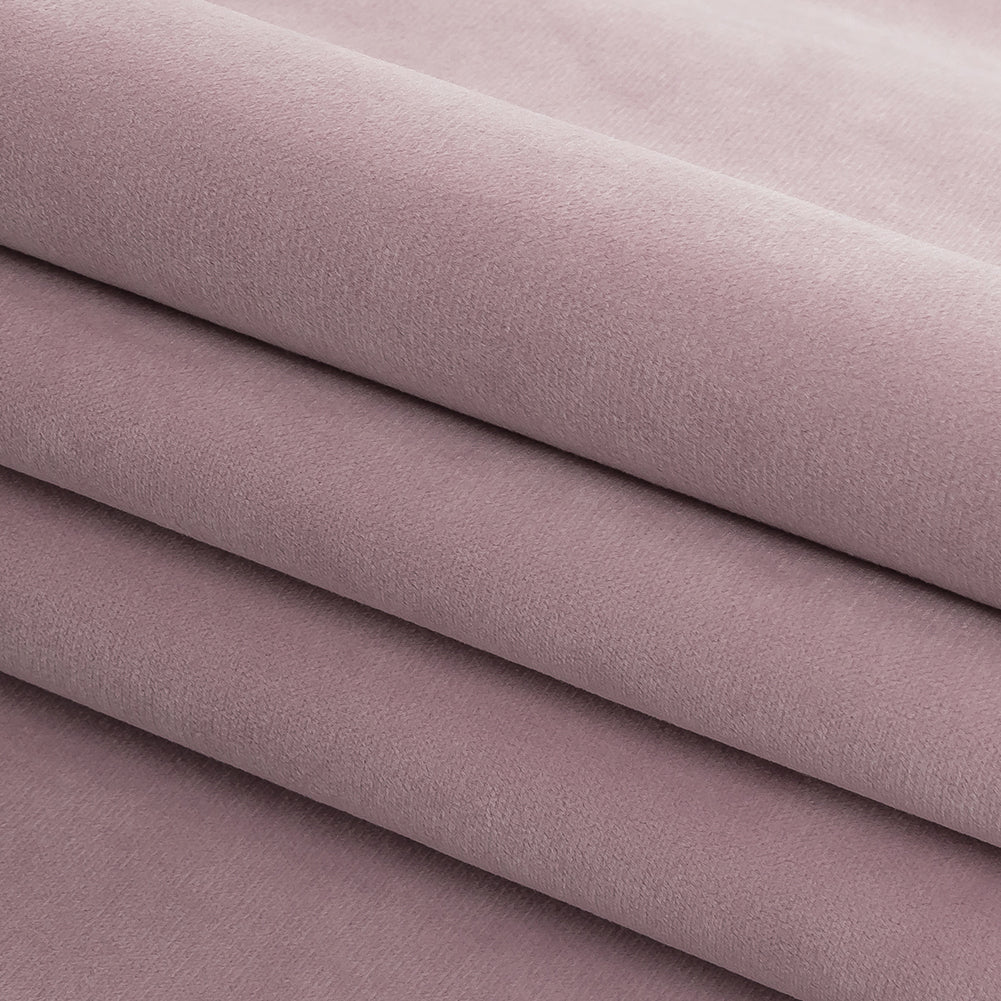 Polyester Drapery Velvet - Orchid - British Imported Folded