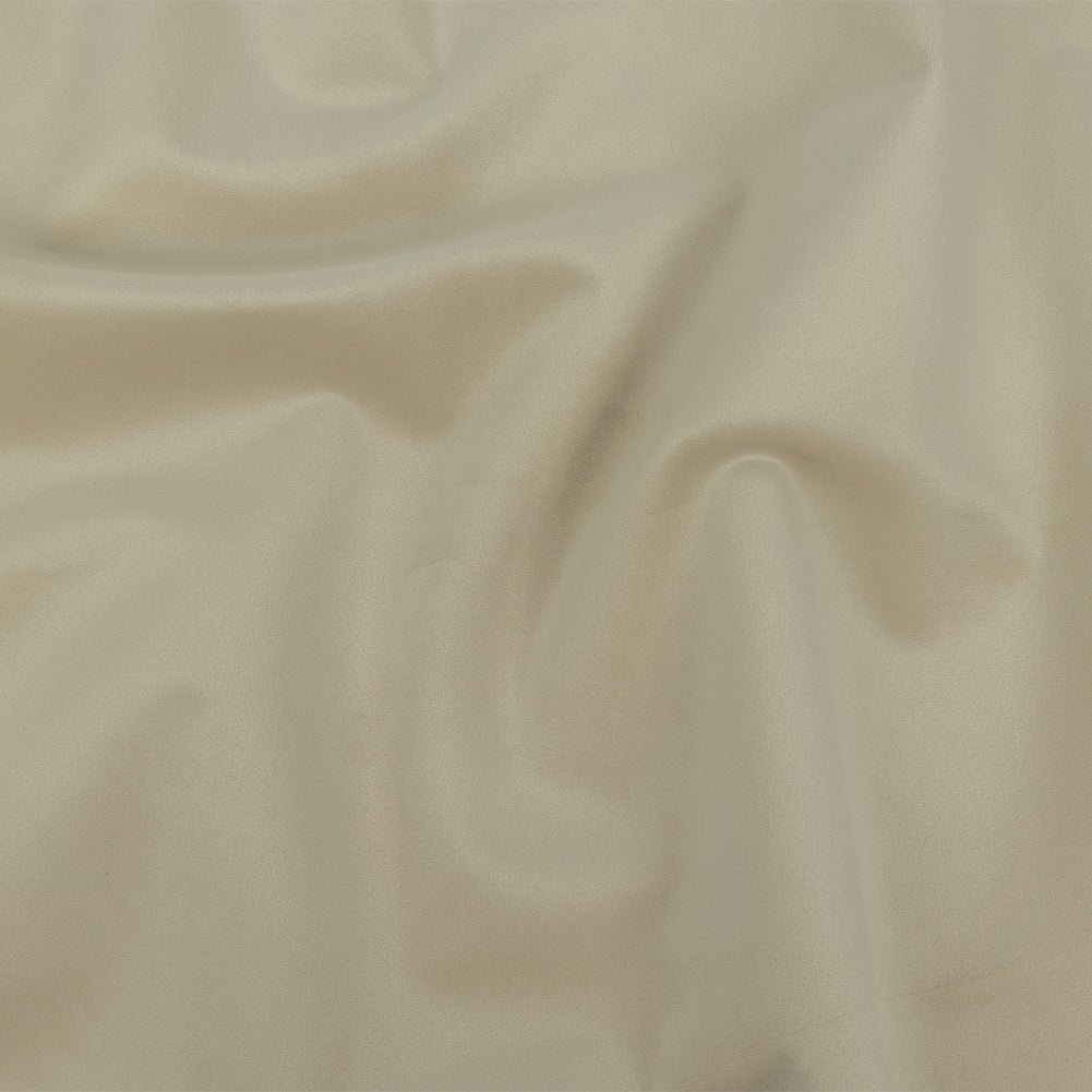 Polyester Drapery Velvet - Oyster - British Imported