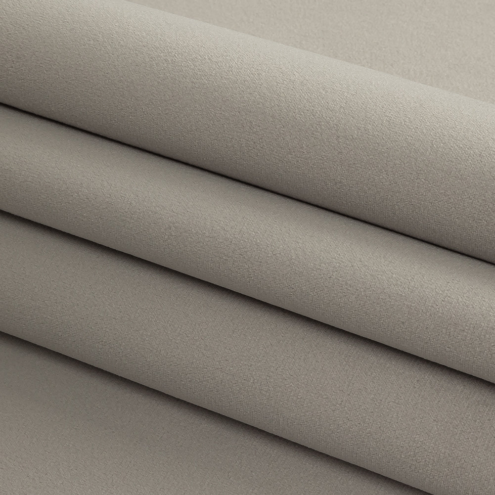 Polyester Drapery Velvet - Platinum - British Imported Folded