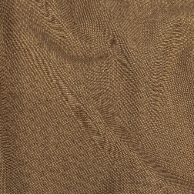 Polyester, Viscose and Linen Woven - Caramel - British Imported