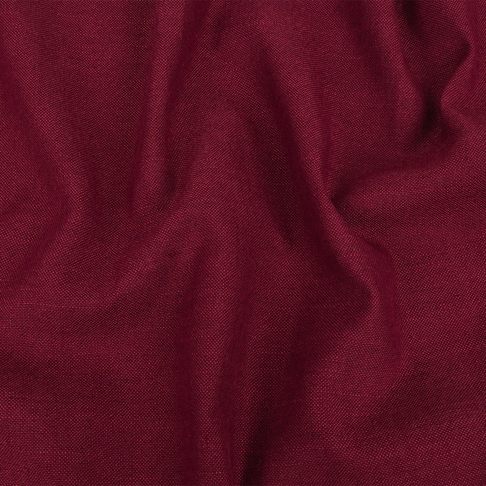 Polyester, Viscose and Linen Woven - Mulberry - British Imported