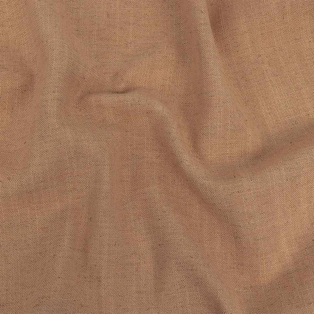 Polyester, Viscose and Linen Woven - Nude - British Imported