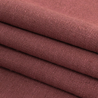 Polyester, Viscose and Linen Woven - Rose - British Imported Folded