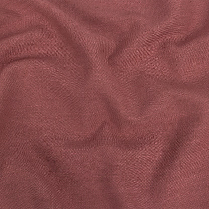 Polyester, Viscose and Linen Woven - Rose - British Imported