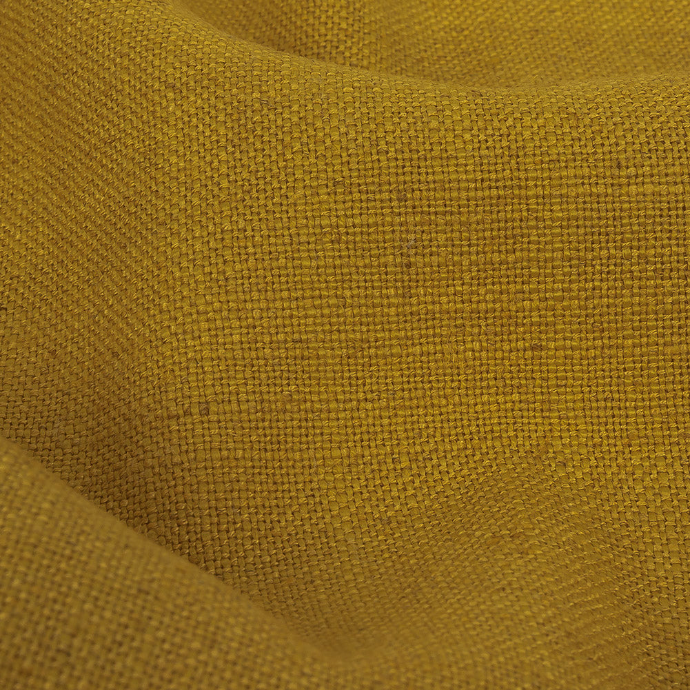 Polyester, Viscose and Linen Woven - Sunflower - British Imported Detail