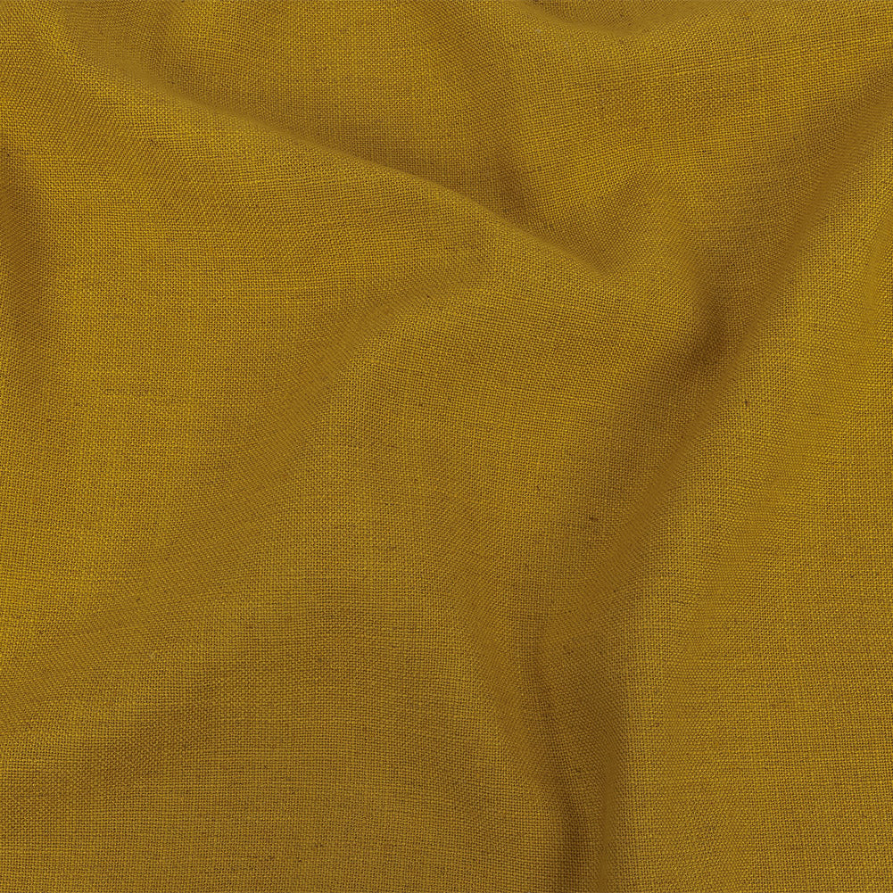 Polyester, Viscose and Linen Woven - Sunflower - British Imported