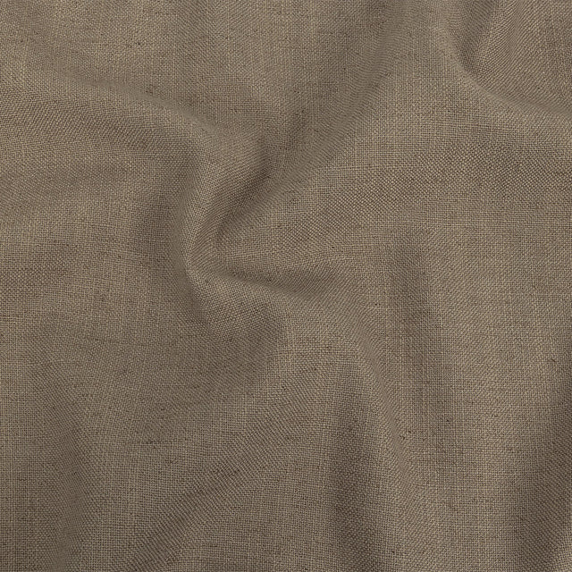 Polyester, Viscose and Linen Woven - Wheat - British Imported