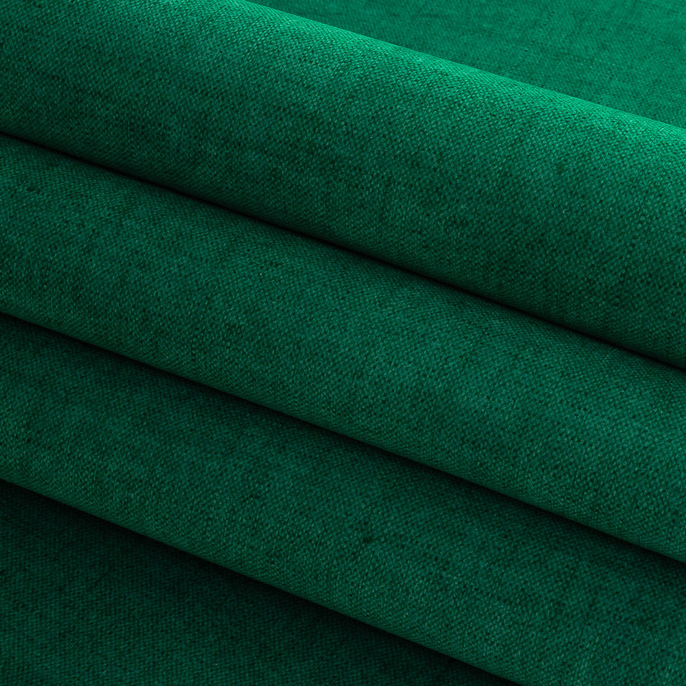 Polyester Microvelvet - Emerald - British Imported Folded