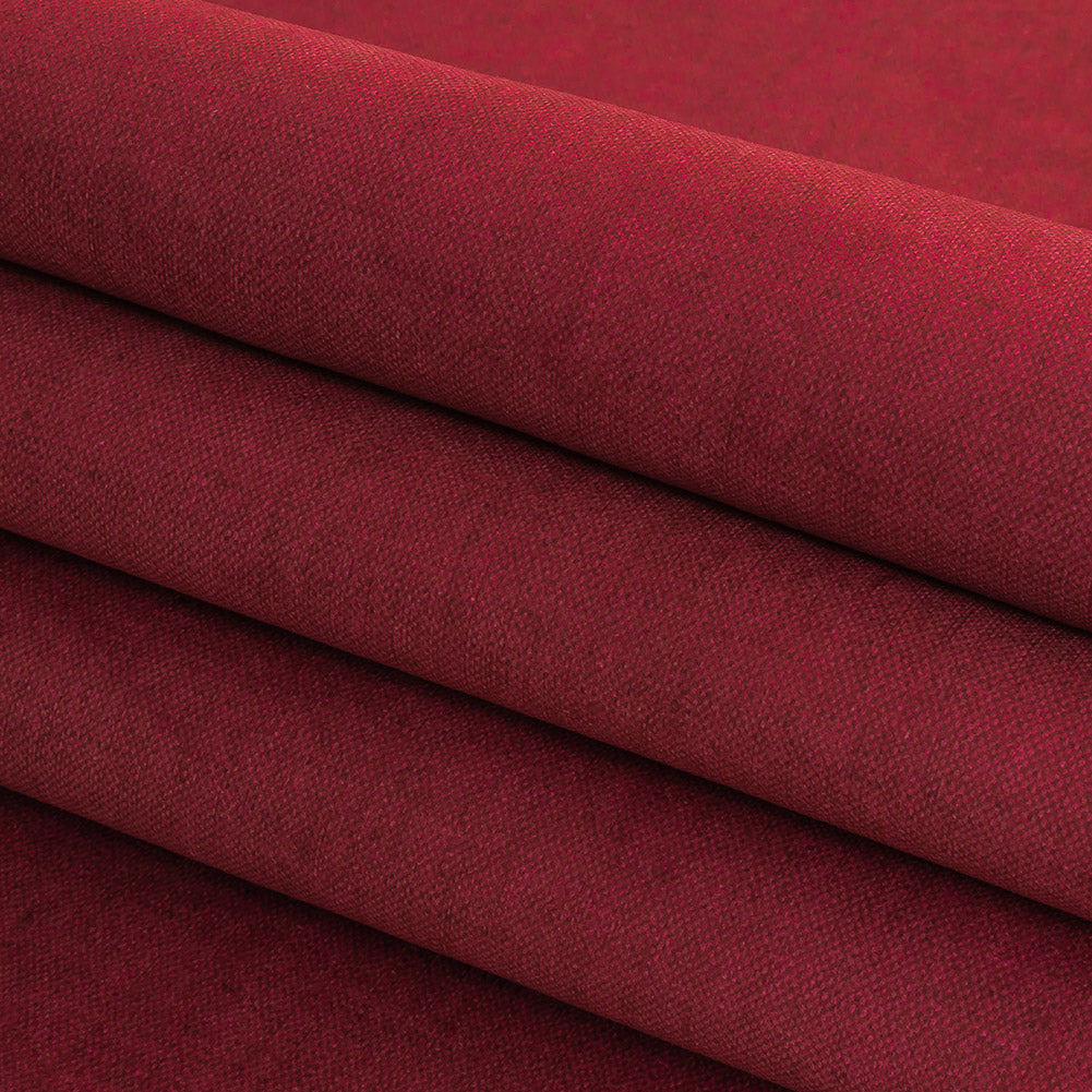 Polyester Microvelvet - Fuchsia - British Imported Folded