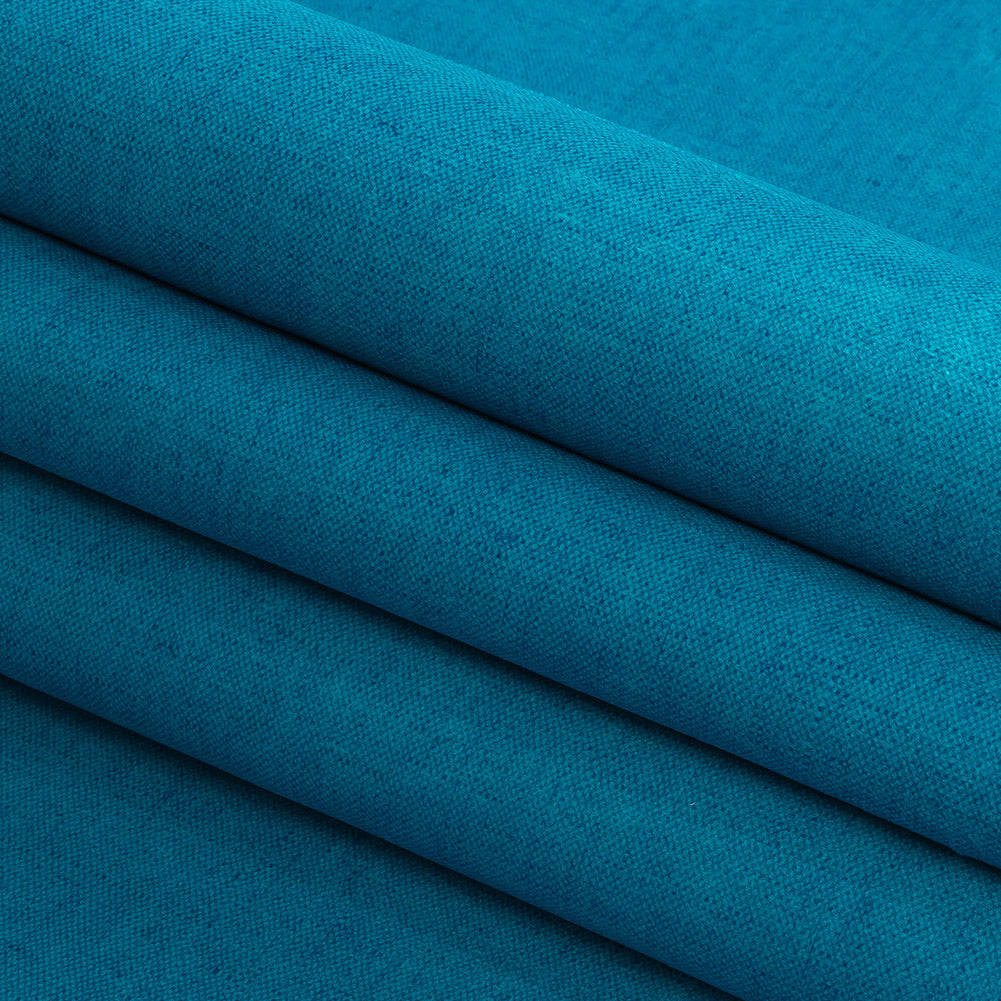 Polyester Microvelvet - Petrol - British Imported Folded