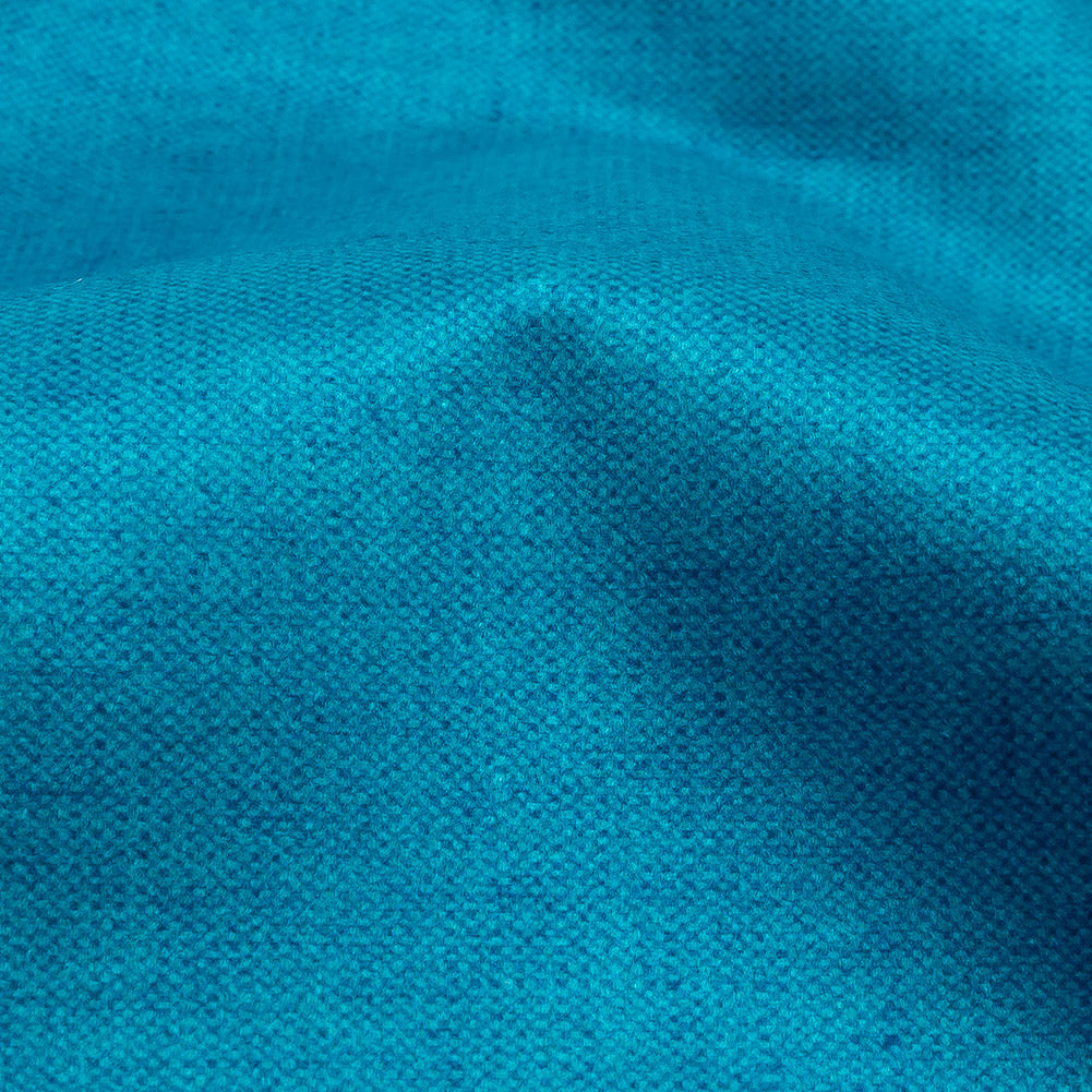 Polyester Microvelvet - Petrol - British Imported Detail