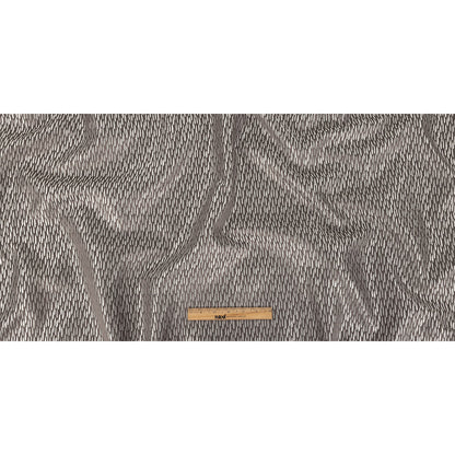 Luminous Drapery Jacquard - Charcoal Raindrops - British Imported Full