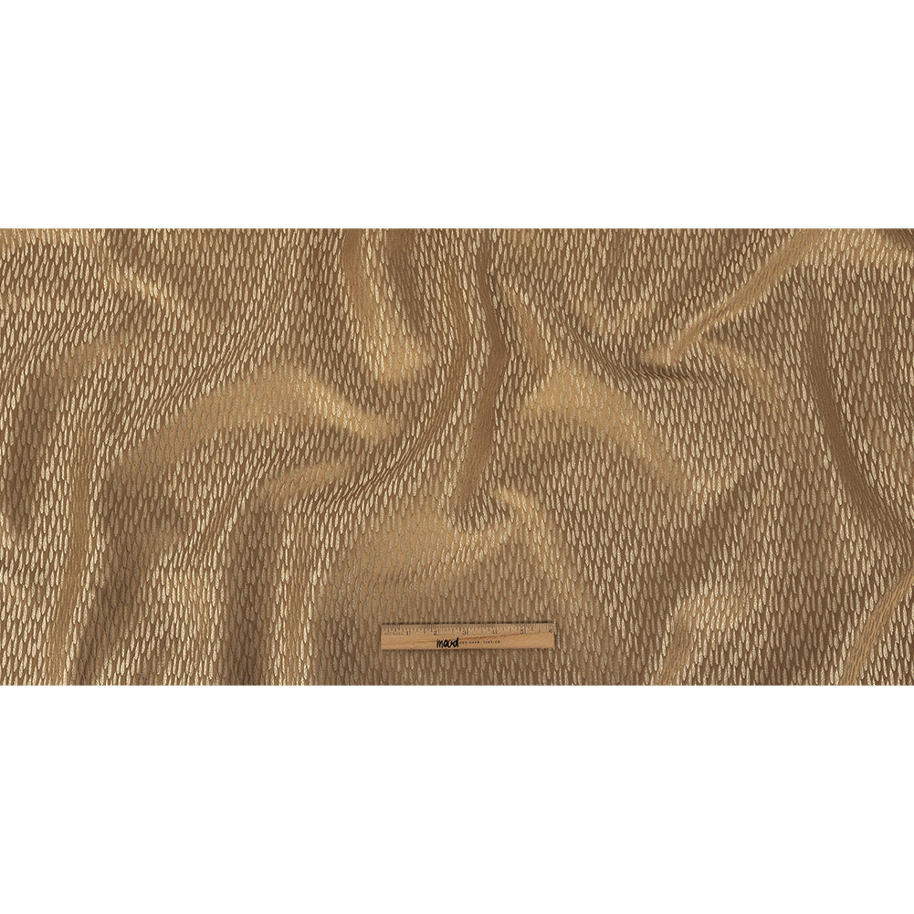 Luminous Drapery Jacquard - Gold Raindrops - British Imported Full