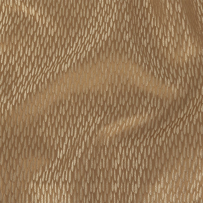 Luminous Drapery Jacquard - Gold Raindrops - British Imported