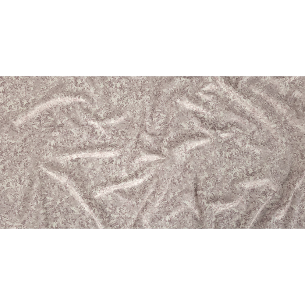 Polyester Knit Microvelvet - Quartz Speckled - British Imported Full