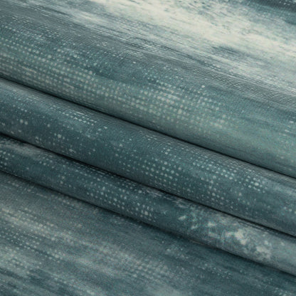 Polyester Knit Microvelvet Print - Alpine Brushstrokes - British Imported Folded