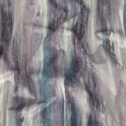Polyester Knit Microvelvet Print - Mist Brushstrokes - British Imported