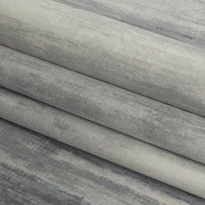 Polyester Knit Microvelvet Print - Slate Brushstrokes - British Imported Folded