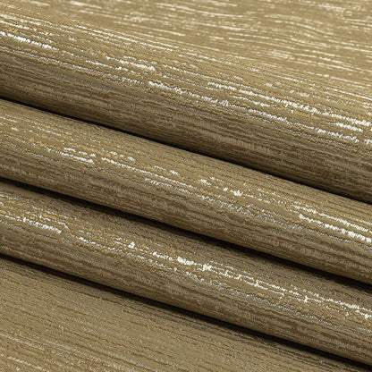 Recycled Polyester Jacquard - Gold Striated - British Imported Folded