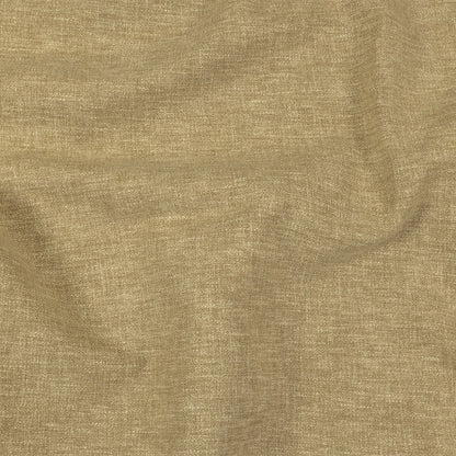 British Imported Heathered Gold Recycled Polyester Drapery Woven