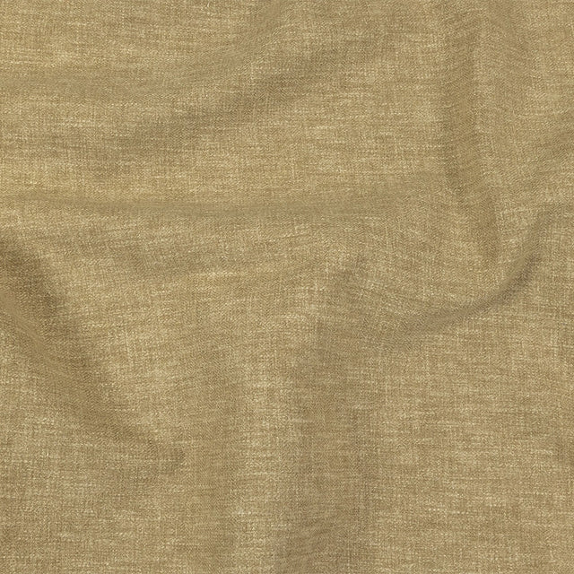 British Imported Heathered Gold Recycled Polyester Drapery Woven
