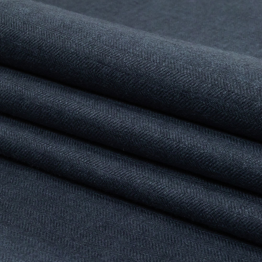 British Imported Ink Recycled Polyester Drapery Woven Folded