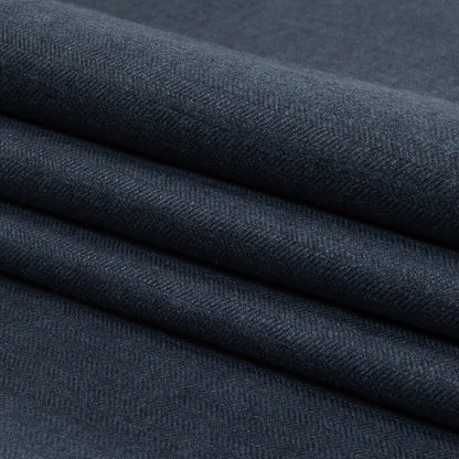 British Imported Ink Recycled Polyester Drapery Woven Folded