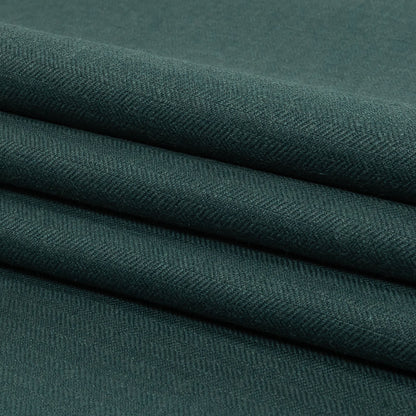 British Imported Peacock Recycled Polyester Drapery Woven Folded