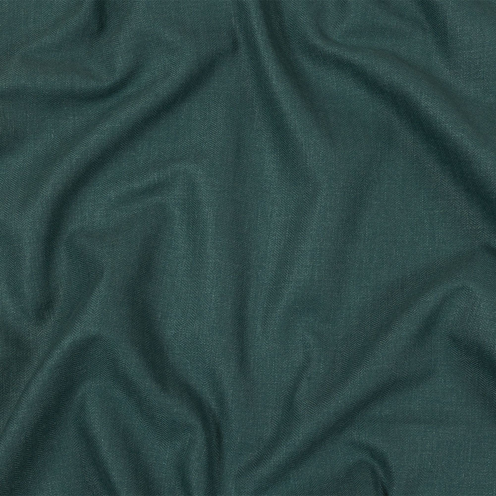 British Imported Peacock Recycled Polyester Drapery Woven