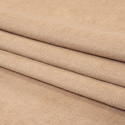 Micro Polyester Chenille - Nude - British Imported Folded