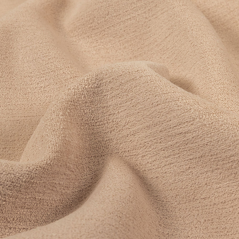 Micro Polyester Chenille - Nude - British Imported Detail