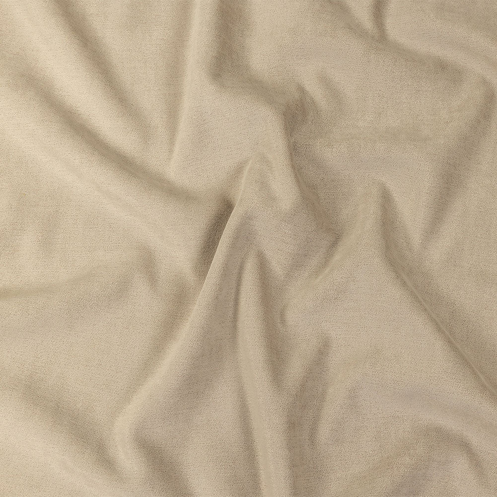 Micro Polyester Chenille - Putty - British Imported