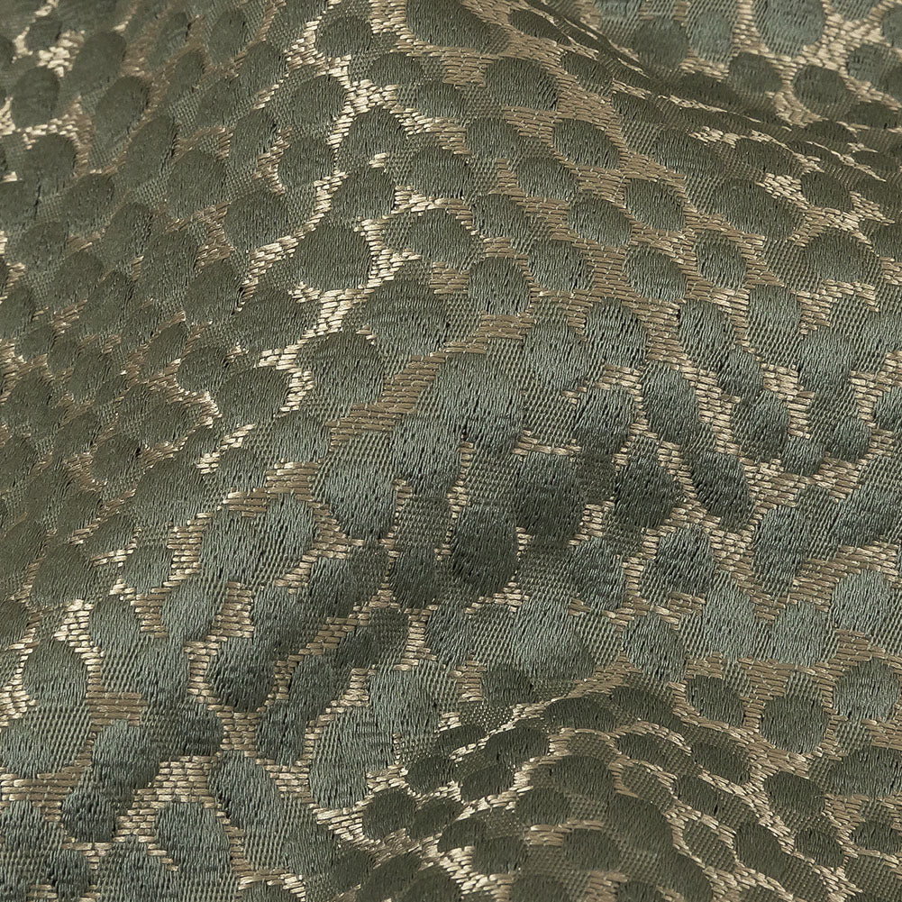 Drapery Jacquard - Sage Spotted Texture - British Imported Detail