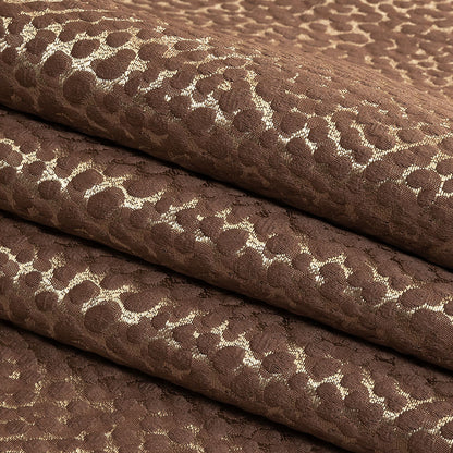 Drapery Jacquard - Vintage Spotted Texture - British Imported Folded