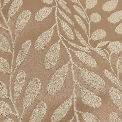 Polyester Jacquard - Linen Cascading Vines - British Imported Detail
