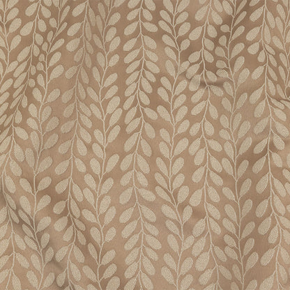 Polyester Jacquard - Linen Cascading Vines - British Imported