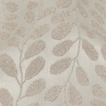 Polyester Jacquard - Oyster Cascading Vines - British Imported Detail