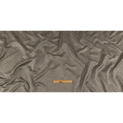 Metallic Drapery Jacquard - Putty Digital Spots - British Imported Full