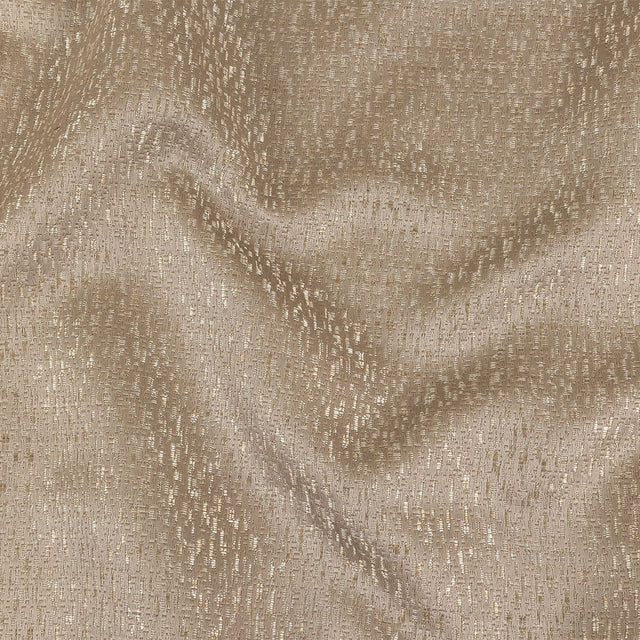 Metallic Drapery Jacquard - Stone Digital Spots - British Imported